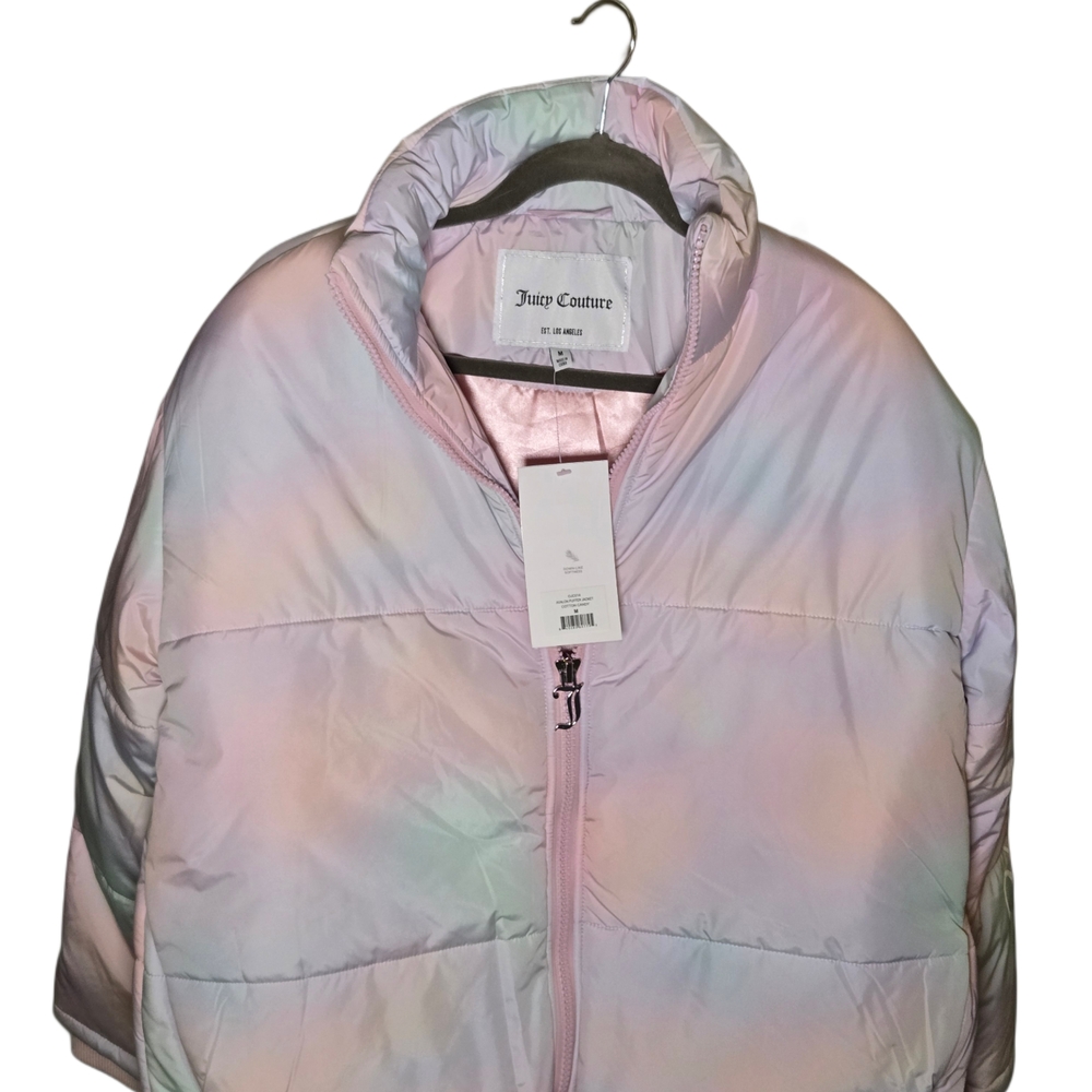 Juicy Couture Puffer Jacket Cotton Candy, NWT